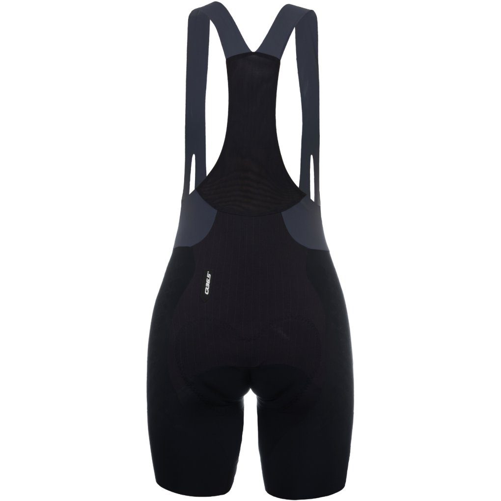 Q36.5 Gregarius Grid Skin Bib Shorts Women - black