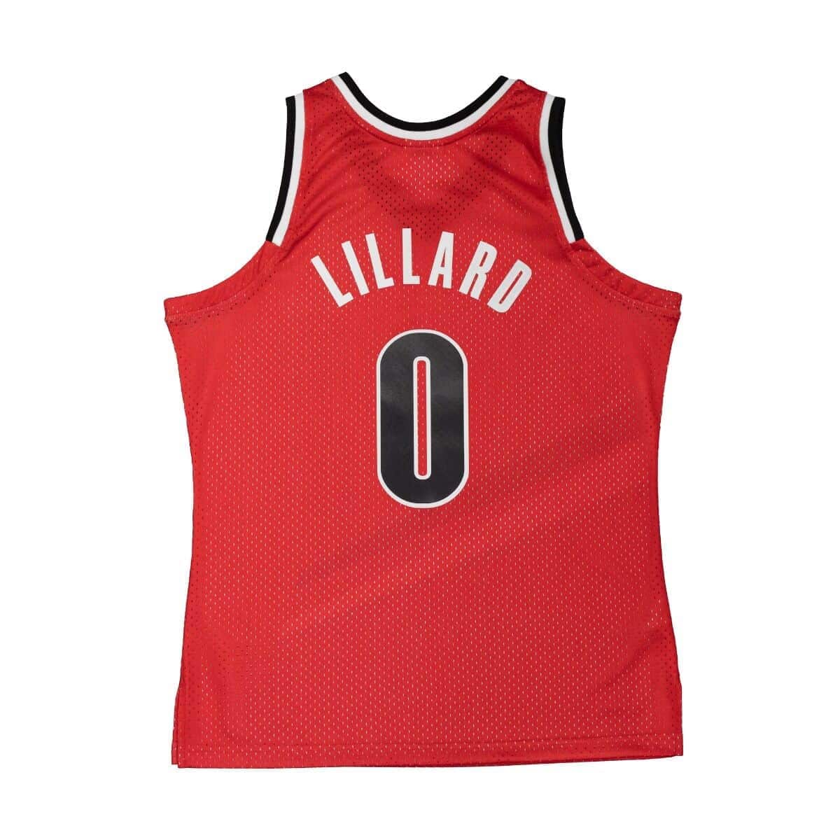Damian Lillard #0 Portland Trail Blazers 2012-13 Mitchell & Ness Swingman NBA Jersey Red
