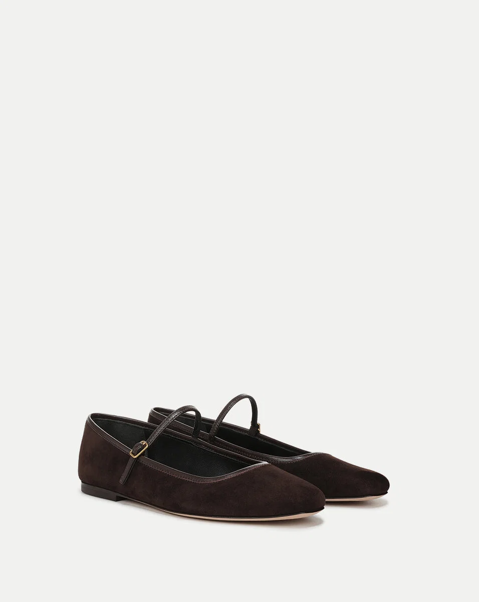 Ellie Suede Flat