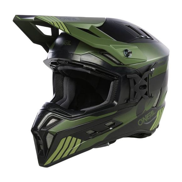 O'Neal EX-SRS cross helmet - HITCHHIKER V24 2024 - Black / GreenRef: OL1957