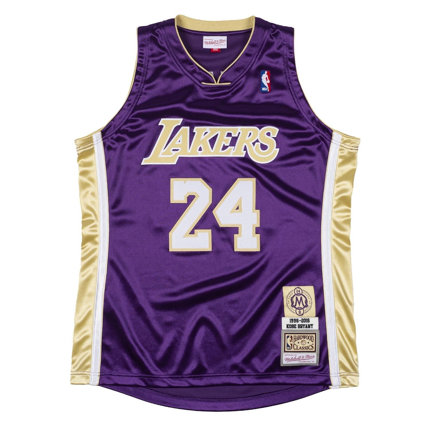 Kobe Bryant #24 Los Angeles Lakers Mitchell & Ness HOF 1996-2016 Authentic NBA Jersey Purple
