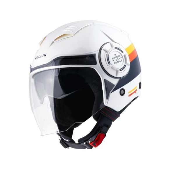Pull-in GRAPHIC GARY RAINBOW Jet Helmet - WhiteRef: PUL0443