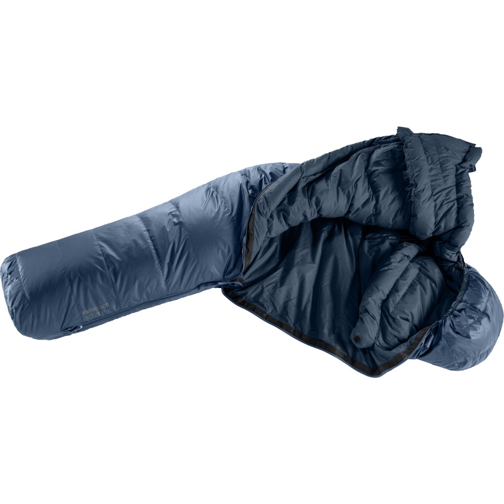 Deuter Astro 500 -2C/28F Down Sleeping Bag - zip left - marine-ink