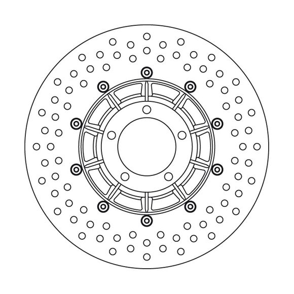 Brembo round fixed brake discRef: 68B407B1