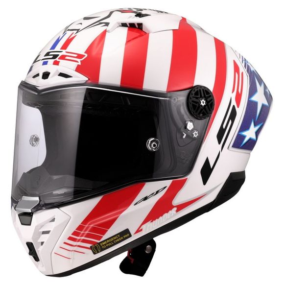 LS2 FF805 THUNDER GP AERO REPLICA BAZ Full-Face Helmet – MulticolorRef: LS1011