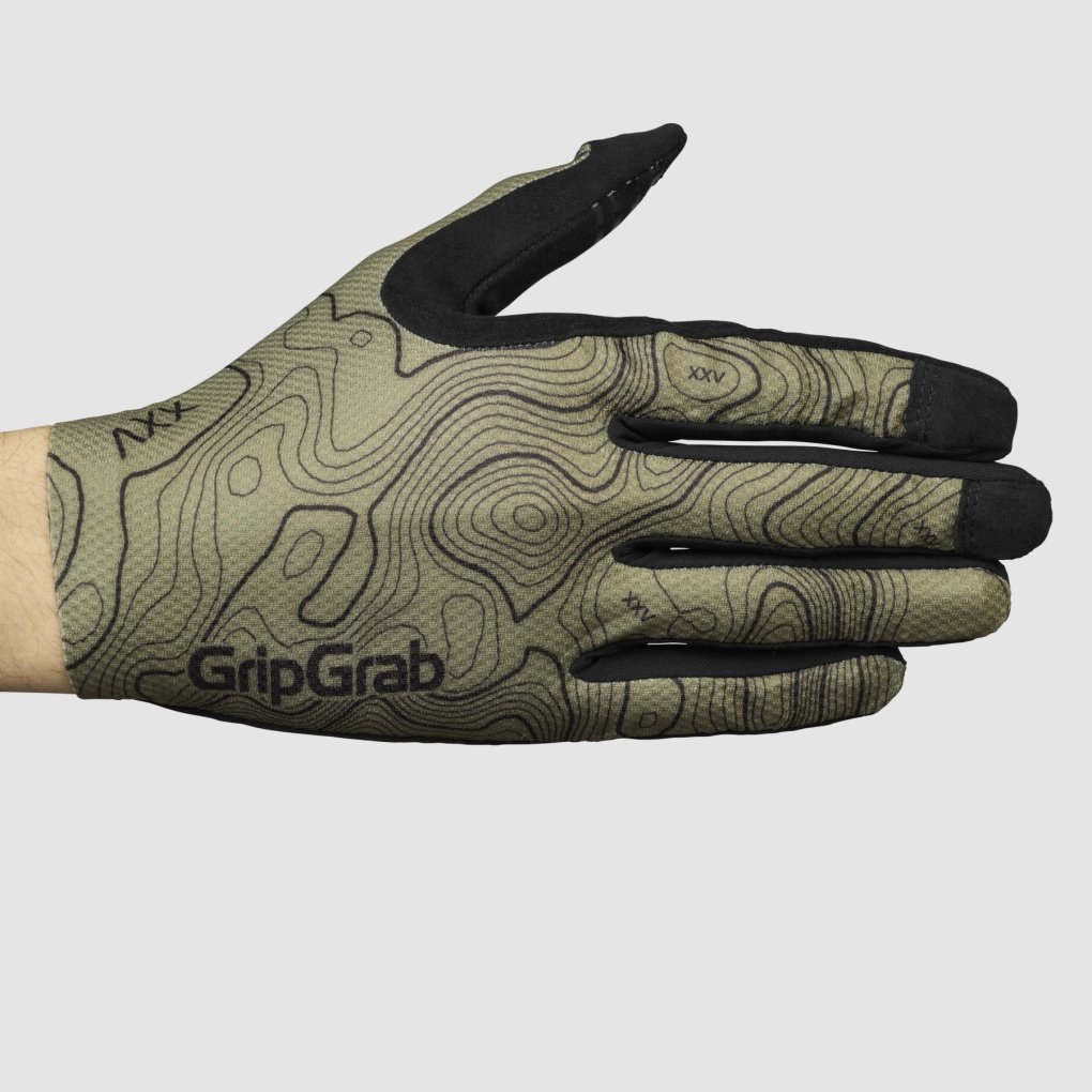 GripGrab Rebel Full Finger Gloves - Olive Green