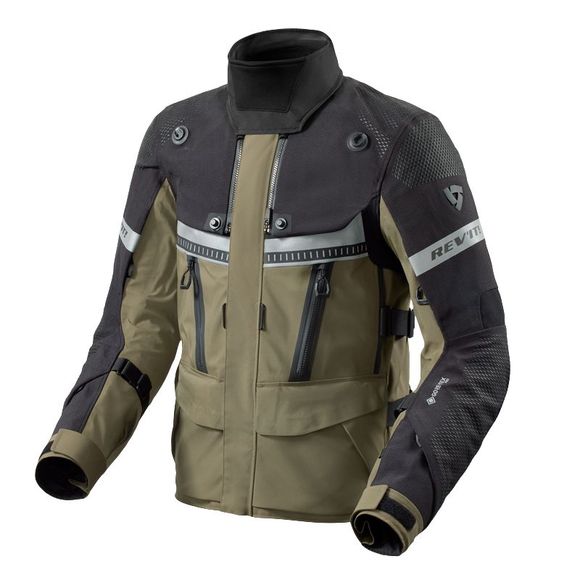 Rev it DOMINATOR 3 GORE-TEX® Motorcycle Jacket - Black / GreenRef: RI1059