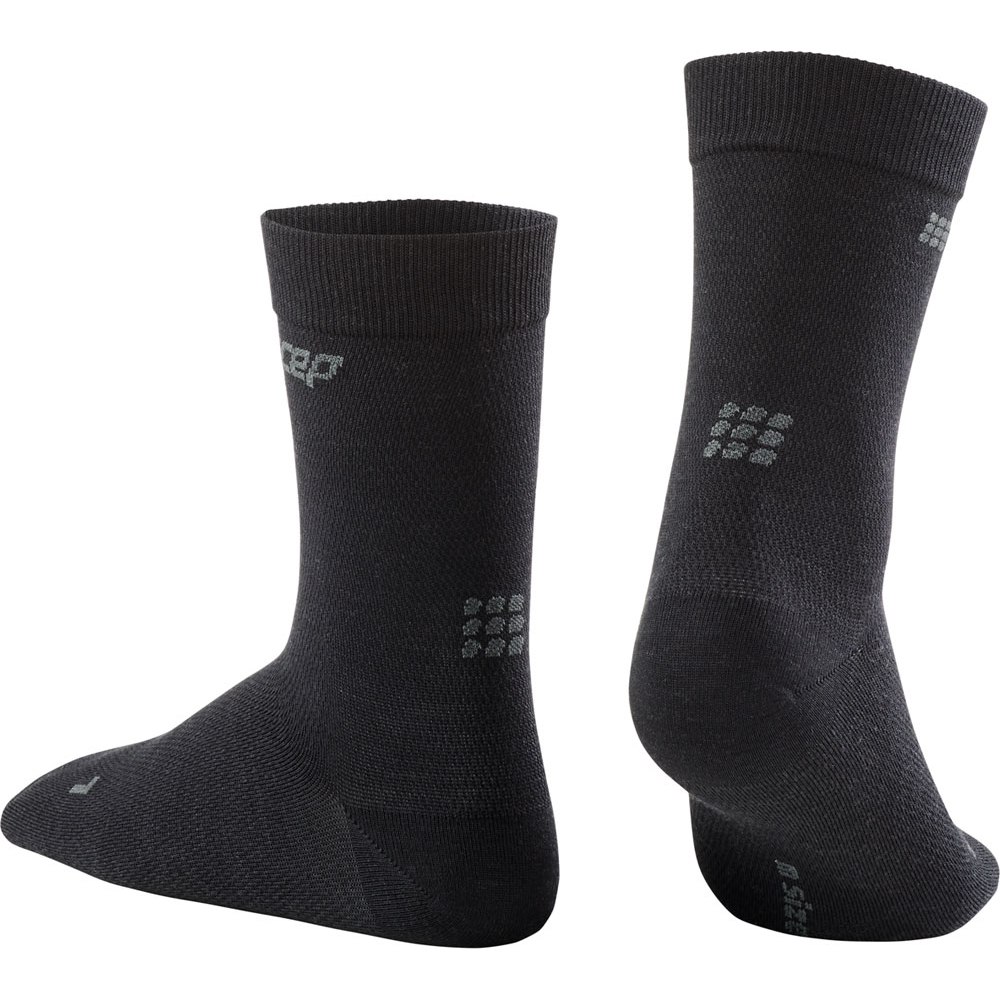 CEP Recovery Allday Merino Mid Cut Compression Socks Men - anthracite