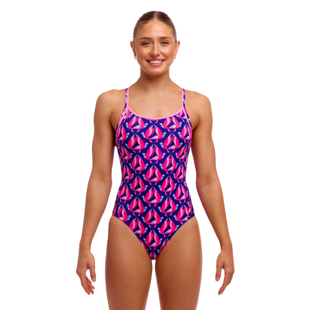 Funkita Diamond Back Eco One Piece Swimsuit Women - Ho Hum