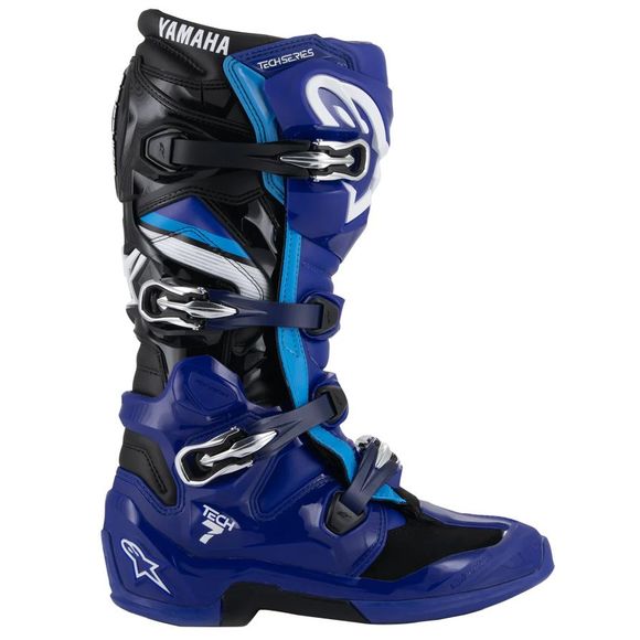 Bottes cross Alpinestars YAMAHA TECH 7 2026 - Bleu / NoirRef : AP3921