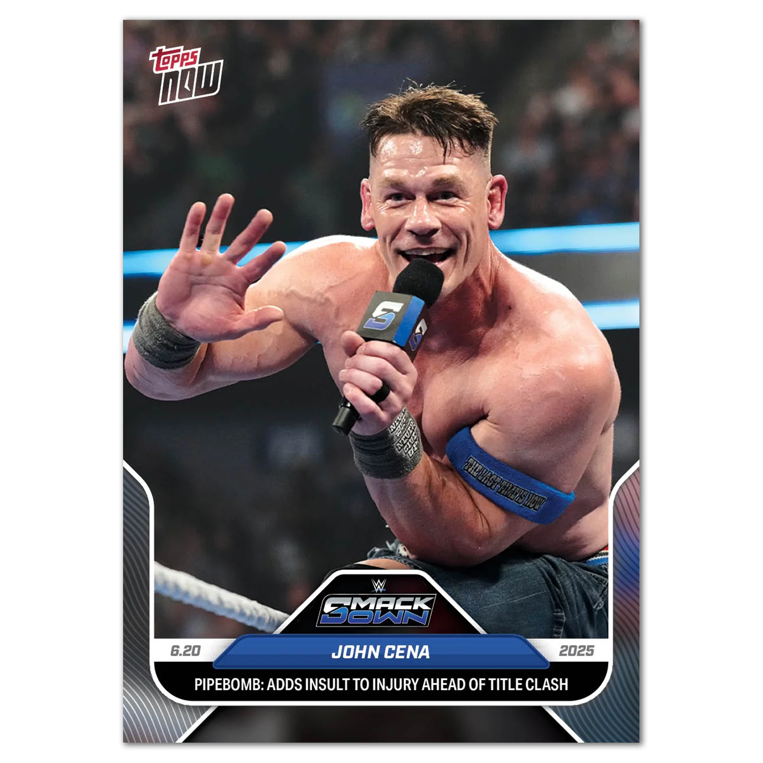 John Cena - 2025 WWE Topps NOW® - Card 70