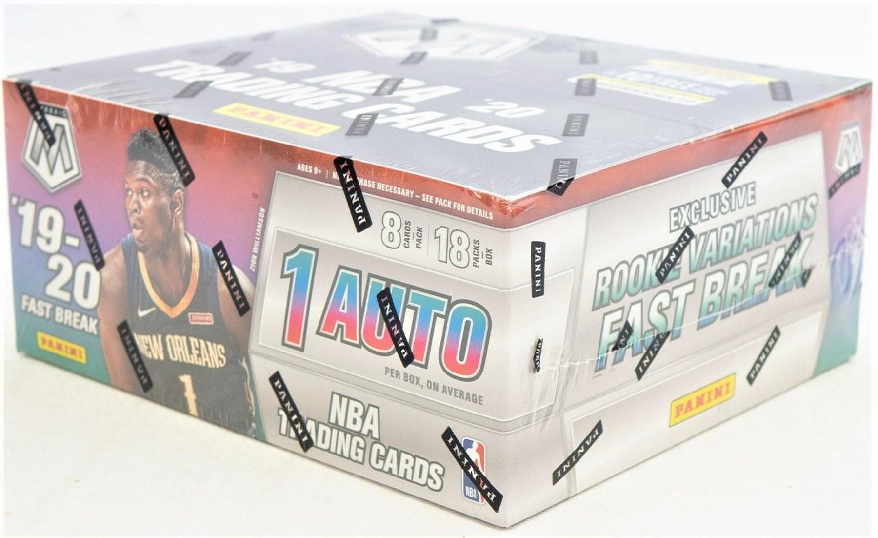 2019/20 Panini Mosaic Fast Break Basketball Hobby Box NBA