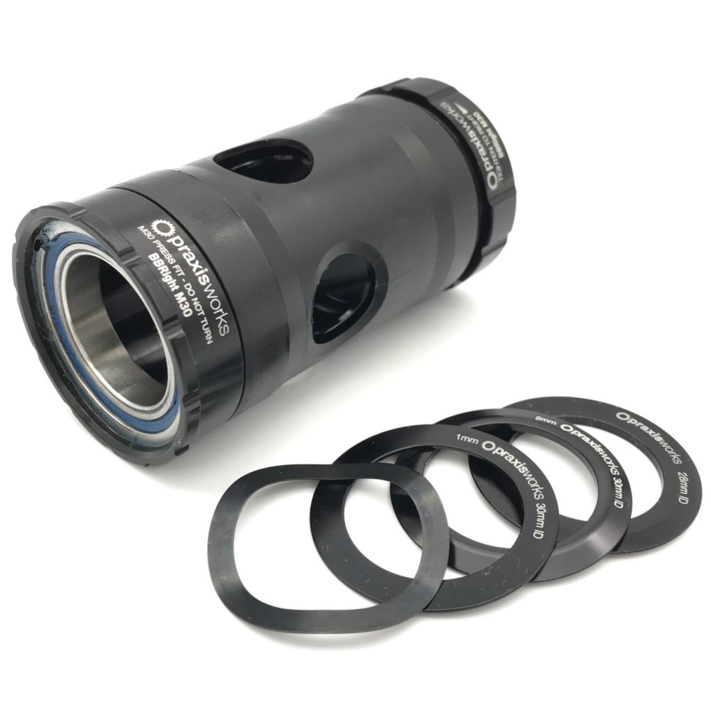 Praxis Works Bottom Bracket - Ceramic | M30 | BBright (Road) | PF46-79-M30
