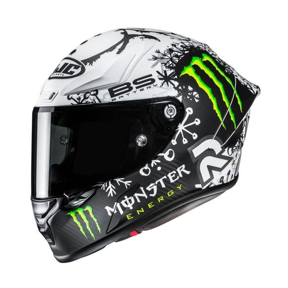 HJC RPHA 1 V2 Full-Face Helmet - SNOW DIABLO - Gray / WhiteRef: HJ1381