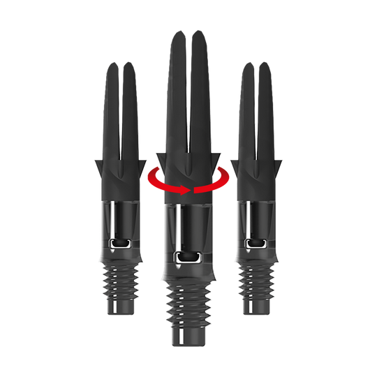 L-L-Style-Shaft Carbon Silent Straight - Black