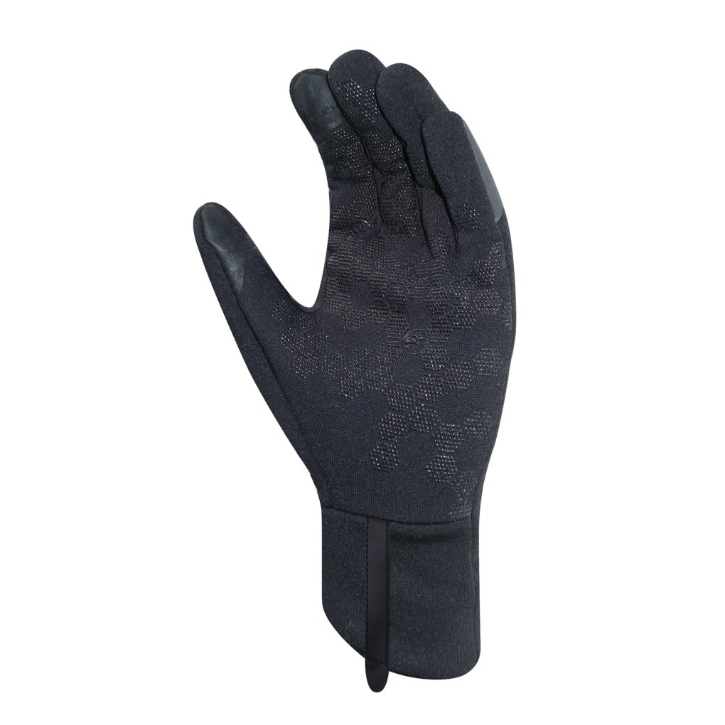 Chiba Polarfleece Cycling Gloves - black