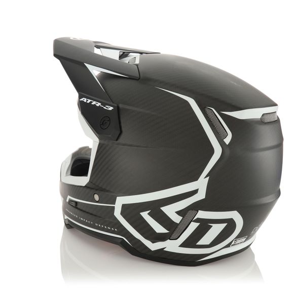 Casque cross 6D Helmets ATR-3 Nova 2025 - Blanc / CarboneRef : DH0040