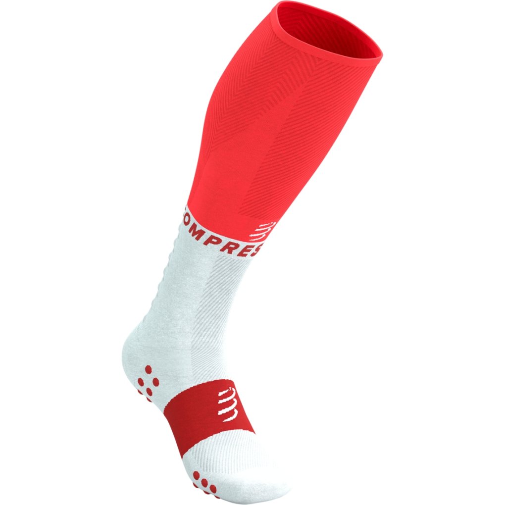 Compressport Full Oxygen Compression Socks - fluo red
