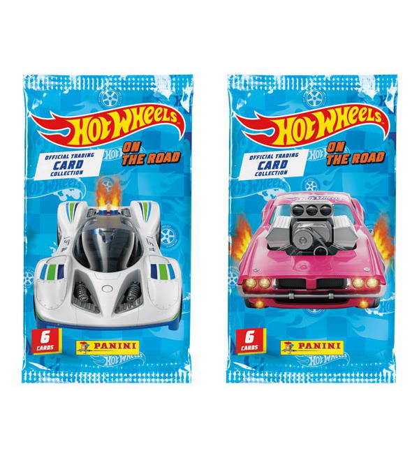 Panini Hot Wheels On The Road Trading Cards - Box With 24 Boosters