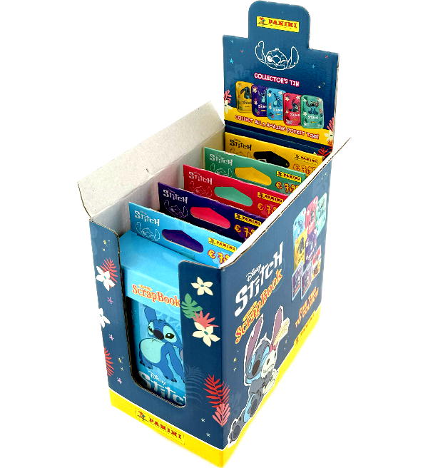 Panini Disney Stitch - Super ScrapBook Stickers - Pocket Tin Set