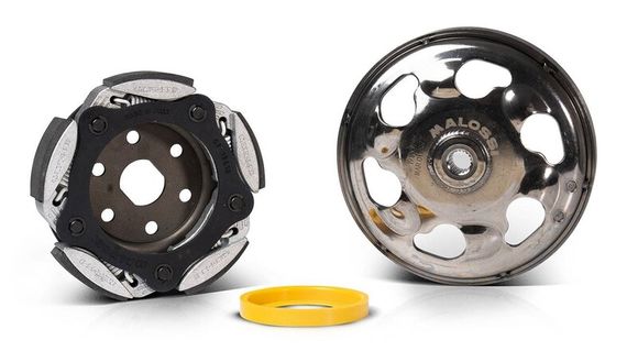 Complete clutch kit Malossi maxi system Fly clutch with bell Ø150Ref: Mal00675A / 1118782