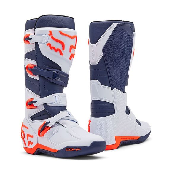 Fox COMP 2025 cross Boots - White / BlueRef: FX5117