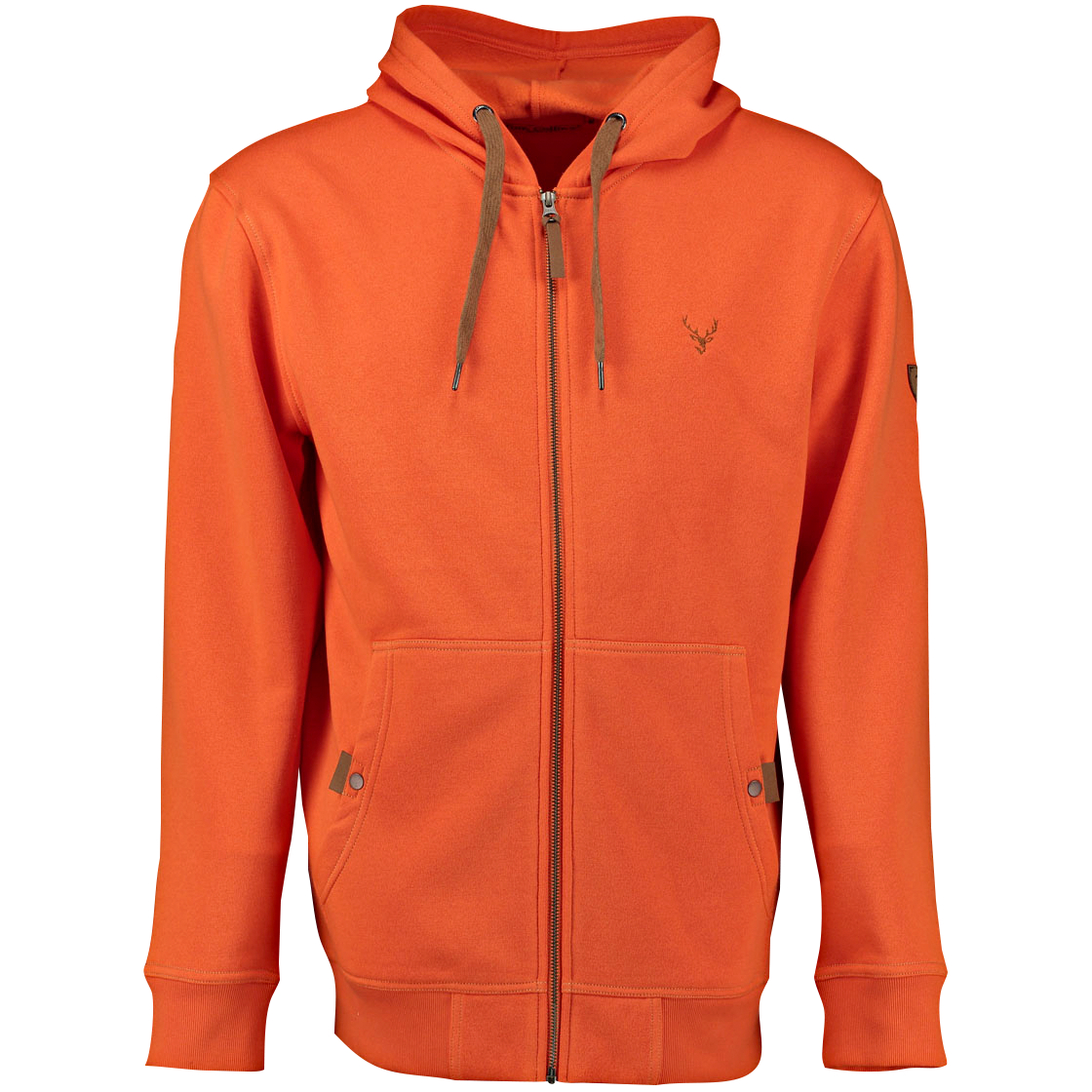 Zawul Sweatshirt Jacket 1\/1 Sleeve Men (Orange)
