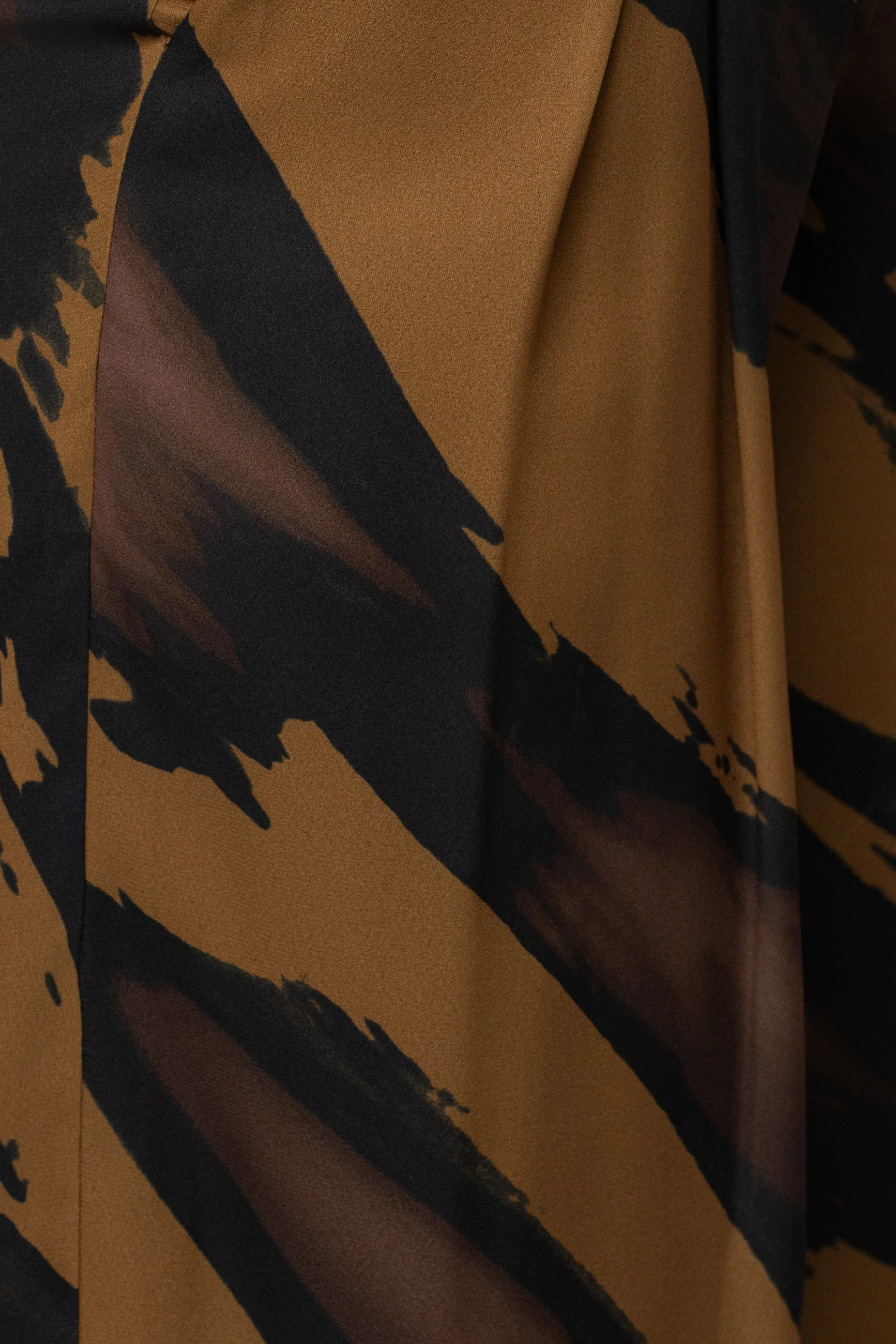 Gold Dusk Soft Pleated Trouser