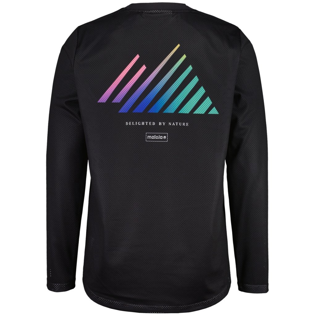 Maloja PfeifferkogelM. Dirt Shirt Men - deep black papermountains 1274