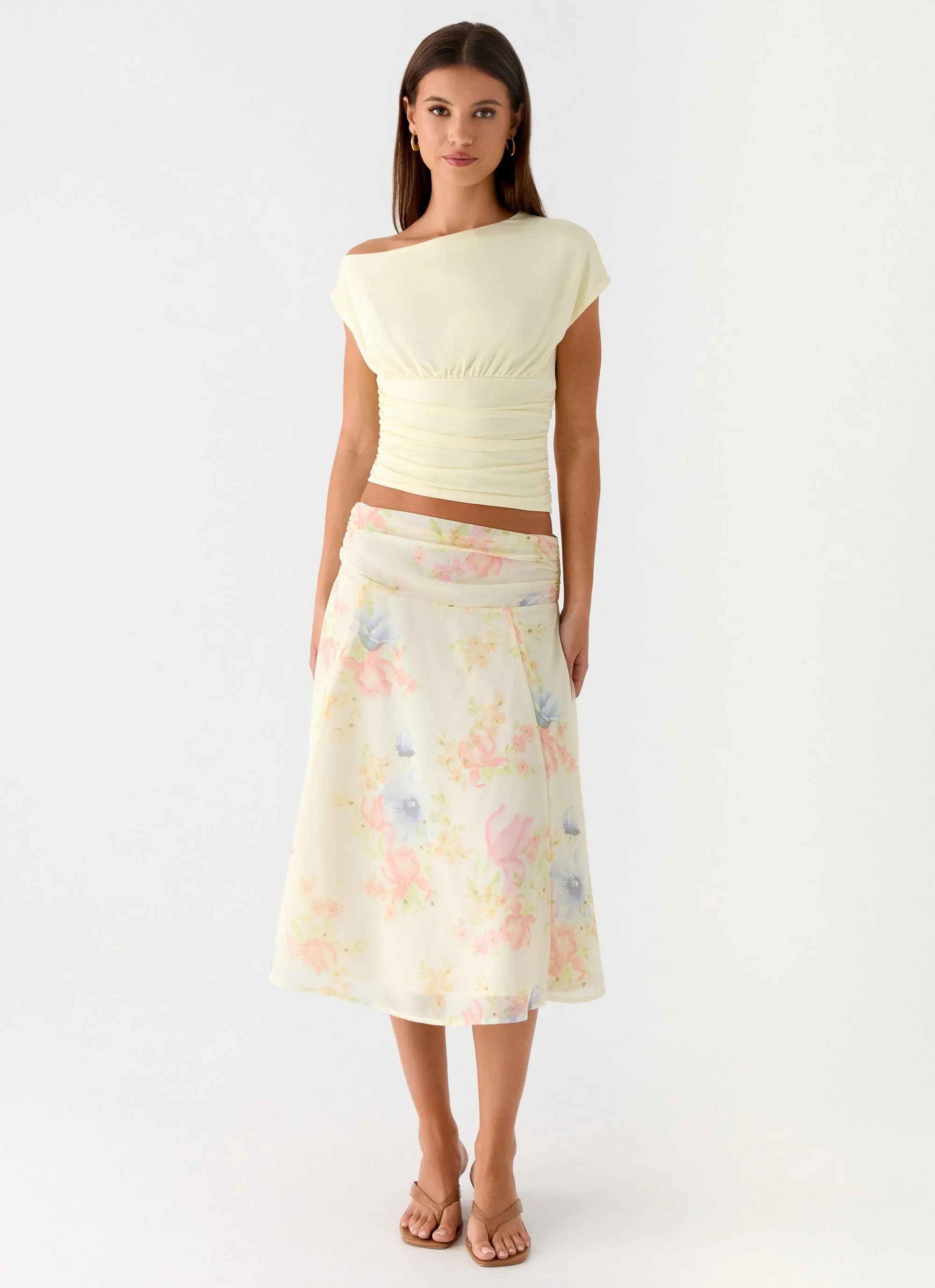 Valley Midi Skirt Spring Meadow