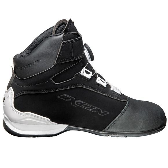 Baskets Moto Ixon BULL WATERPROOF LADY - Noir / BlancRef : IX1186