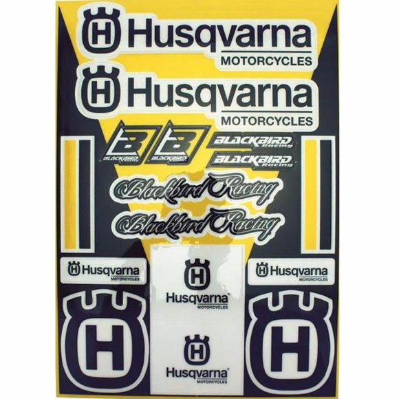 Planche de stickers Blackbird Husqvarna UniverselRef : 78102016 / 1054597