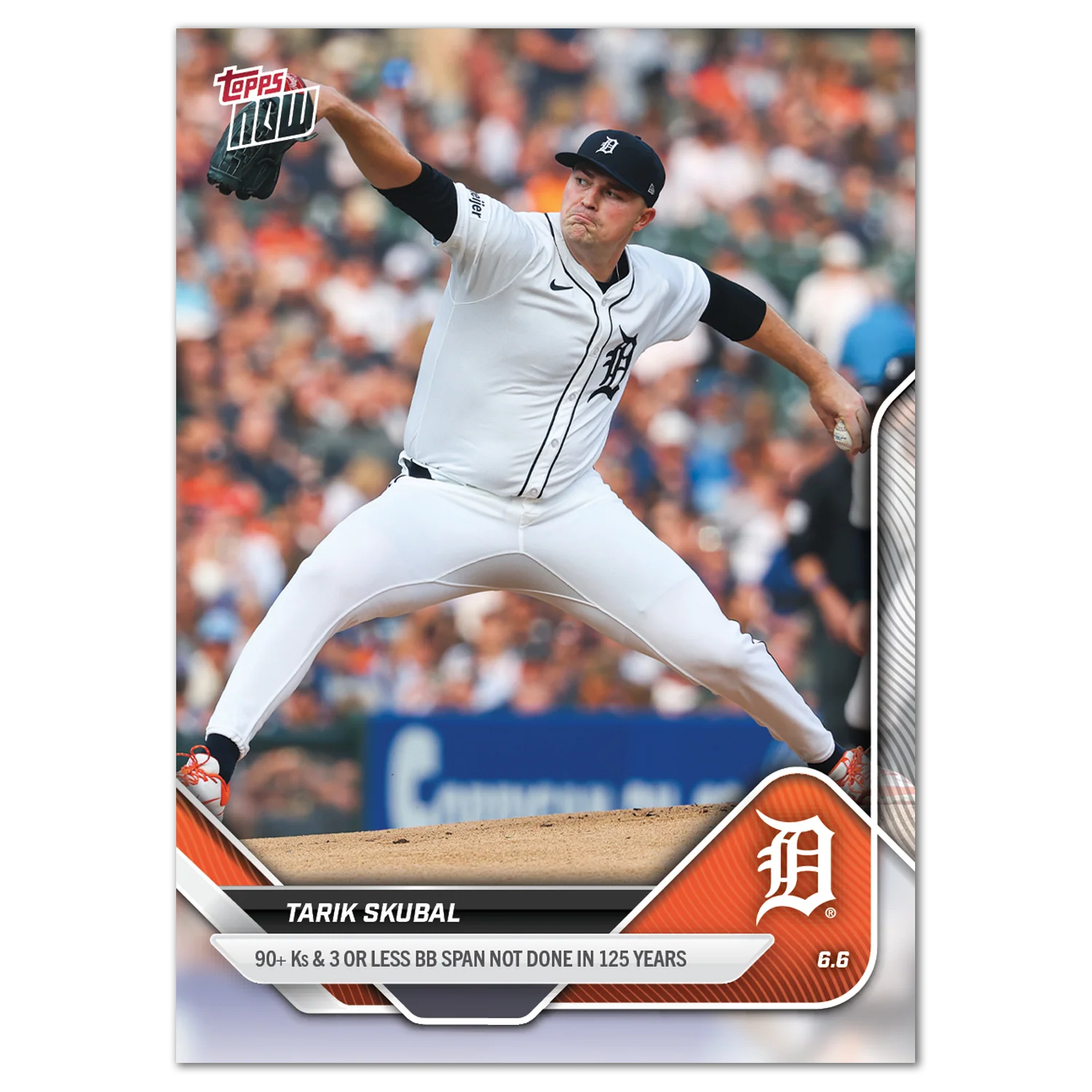 Tarik Skubal - 2025 MLB Topps NOW® - Card 263
