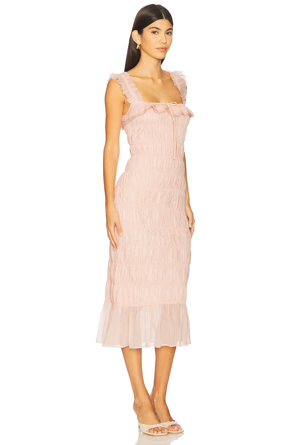 x Yhasmina Ferrara Esmie Midi Dress