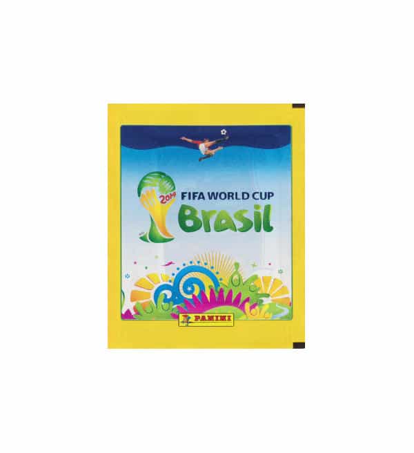Panini Brazil 2014 Packet Yellow - Horizontal Version