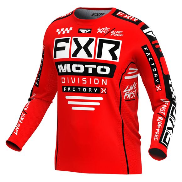 FXR PODIUM GLADIATOR 24 2024 cross jersey - Red / BlackRef: FXR0456