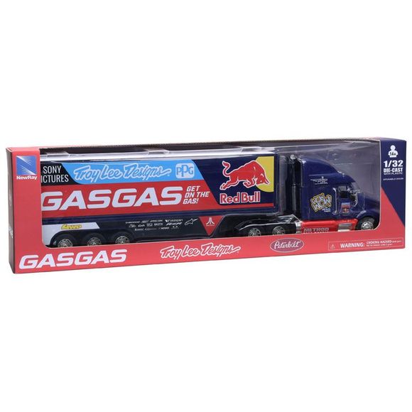 Newray Team Gas Gas Red Bull Truck Miniature - 1/32 Scale - Red / BlackRef: NRY0003 / 11053