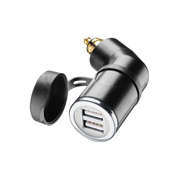 Adaptateur allume cigare Interphone DOUBLE USB DINRef : ITP0072 / ACCMOTODIN2USB