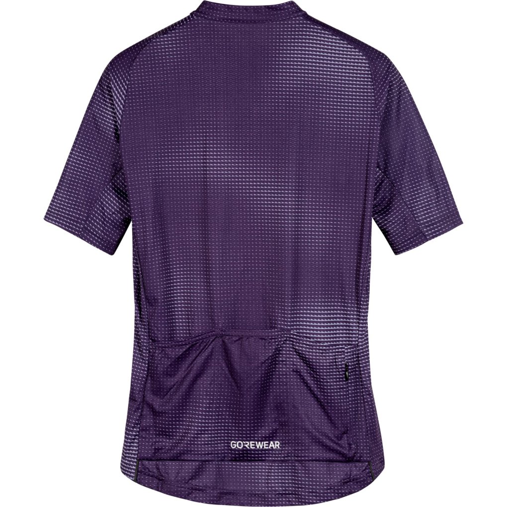 GOREWEAR Spirit Haze Short Sleeve Jersey Women - purple indigo / amethyst grey DEDF