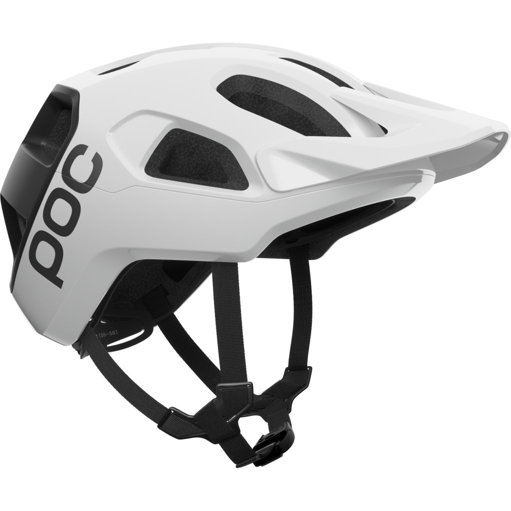 POC Cularis MIPS Helmet - 8878 Hydrogen White/Uranium Black Matt with Logo