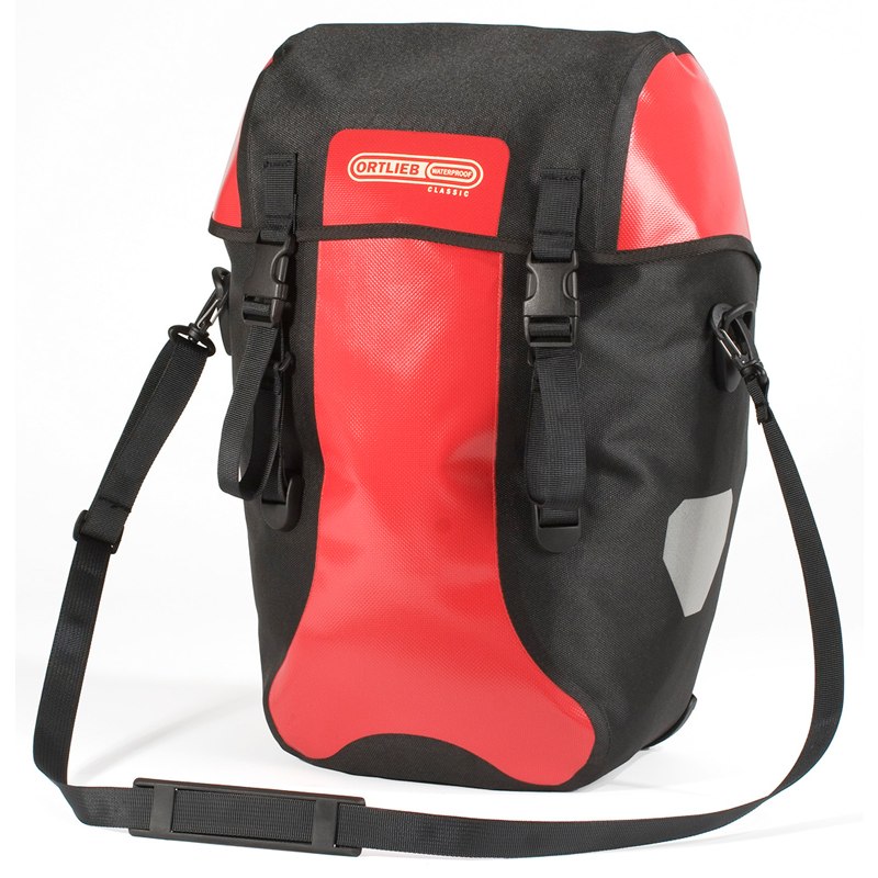 ORTLIEB Bike-Packer Classic - QL2.1 Bike Pannier (pair) - 2x20L - red-black