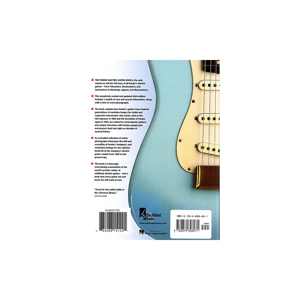 Backbeat Books Fender Electric Guitar Book – Thomann Ireland