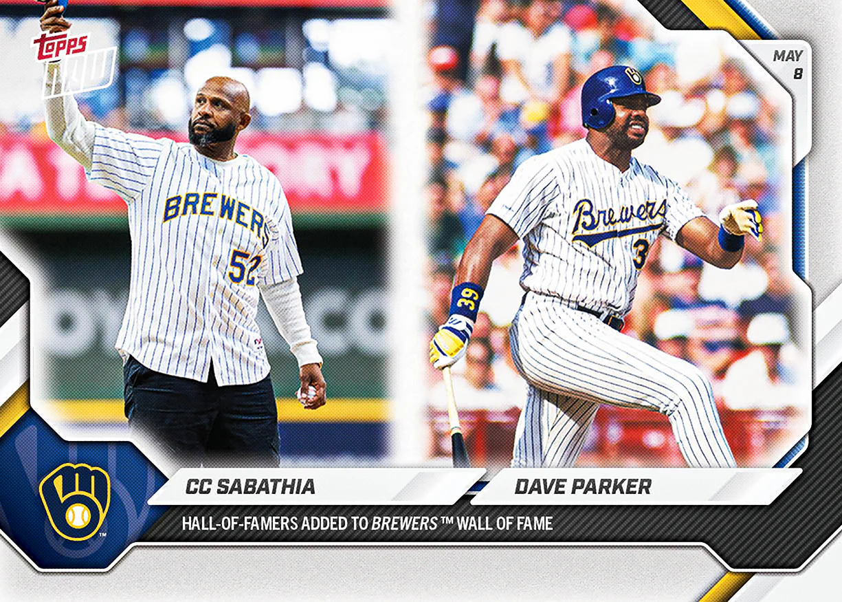 CC Sabathia/Dave Parker - 2026 MLB Topps NOW® - Card 179
