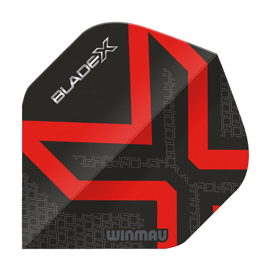 Winmau Prism Delta Blade X Metallic Red No2 Standard Flights