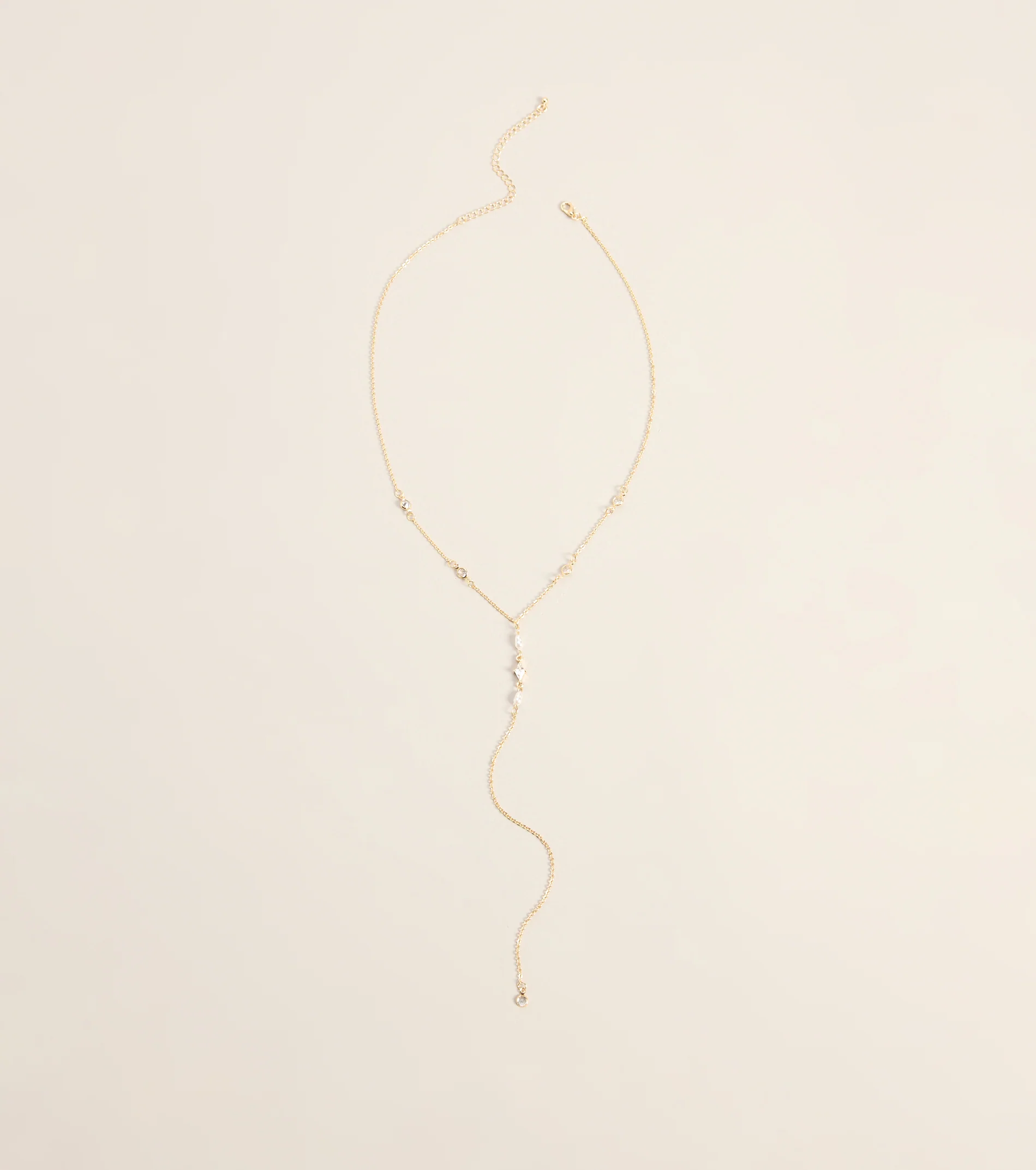 So Charmed Lariat Necklace