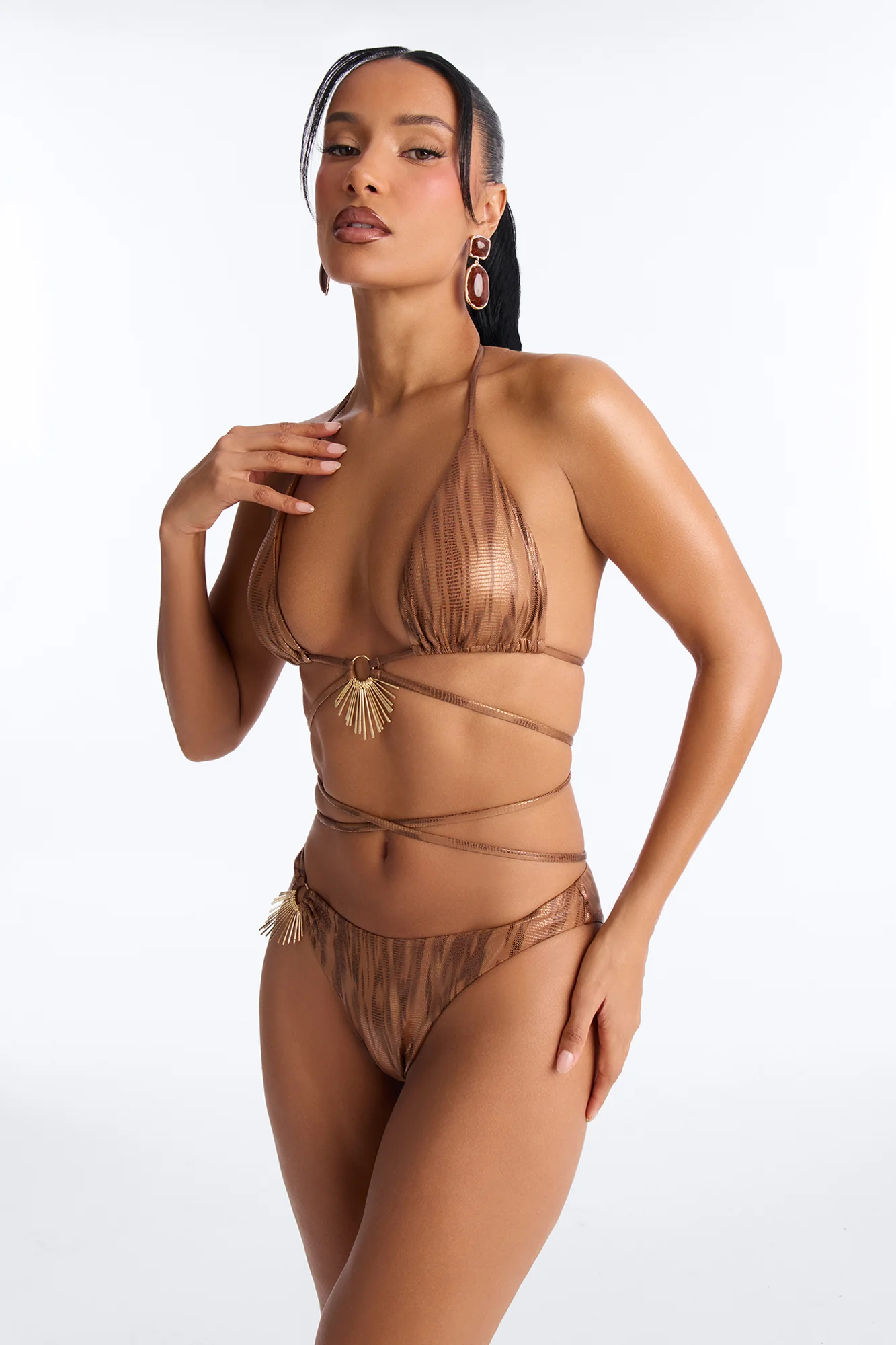 Victoria 2 Piece Bikini - Brown