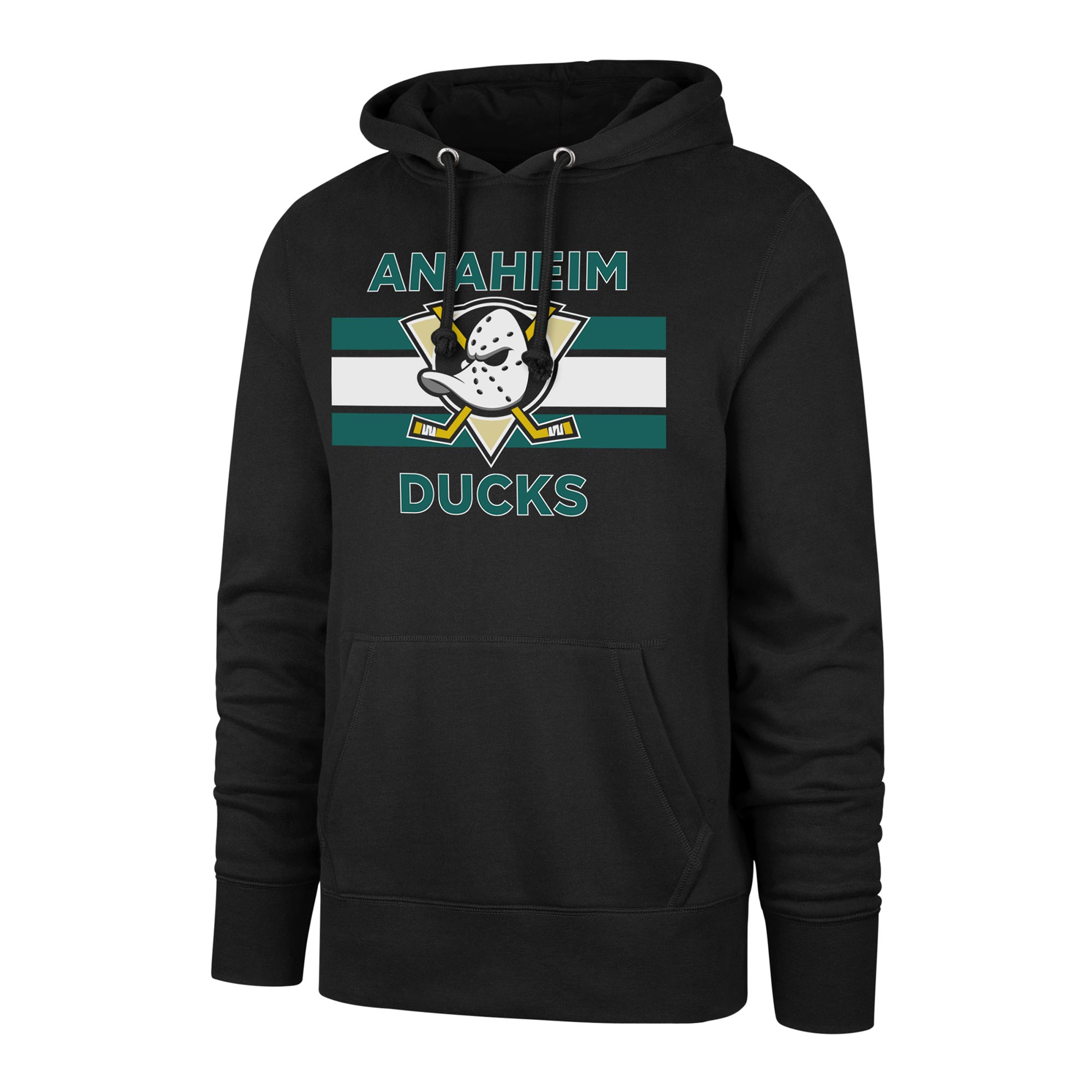 Anaheim Ducks Stripe '47 Burnside NHL Hoodie Black