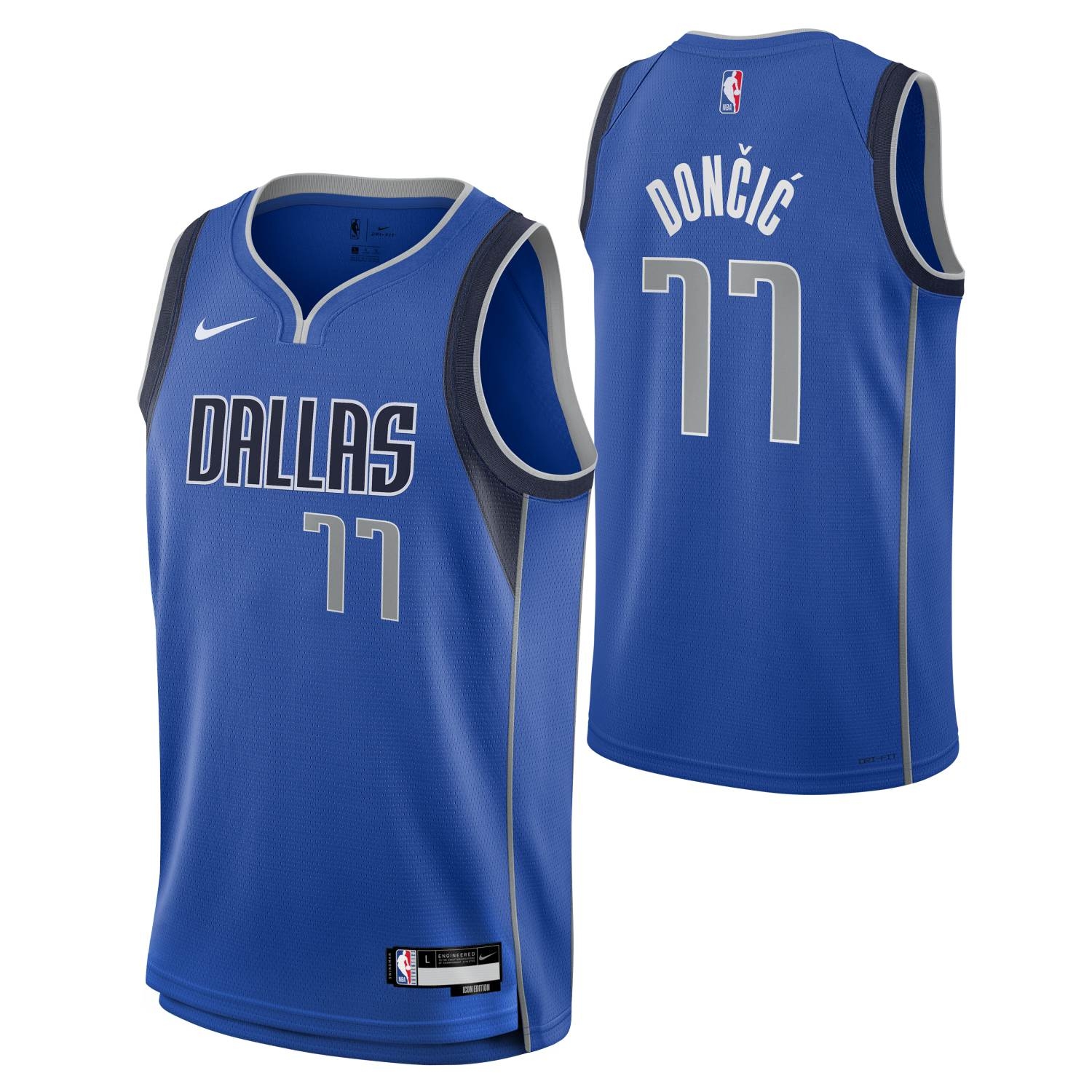Luka Doncic #77 Dallas Mavericks Nike Swingman NBA Jersey Blue (YOUTH)
