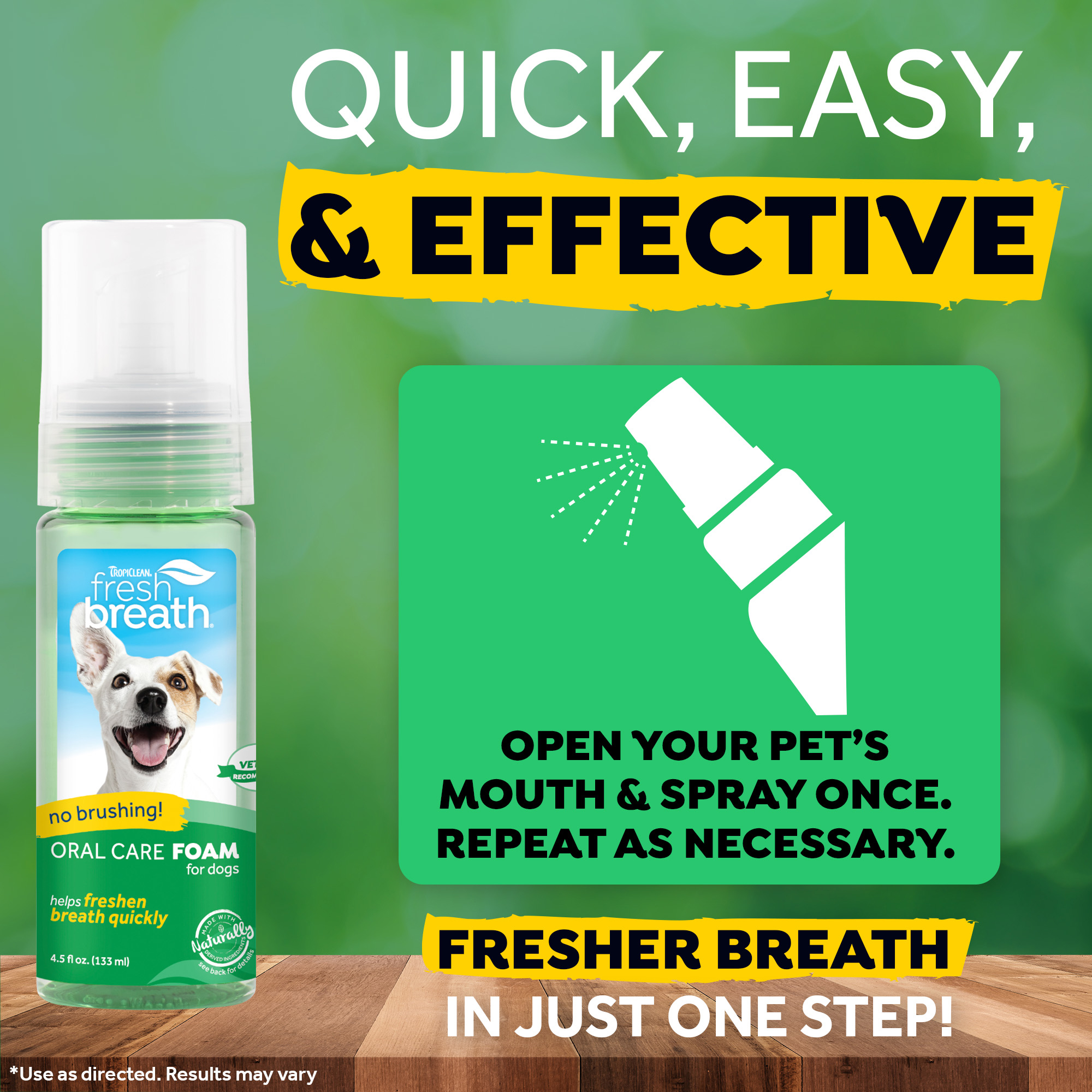 TropiClean - Fresh Breath Oral Care Foam