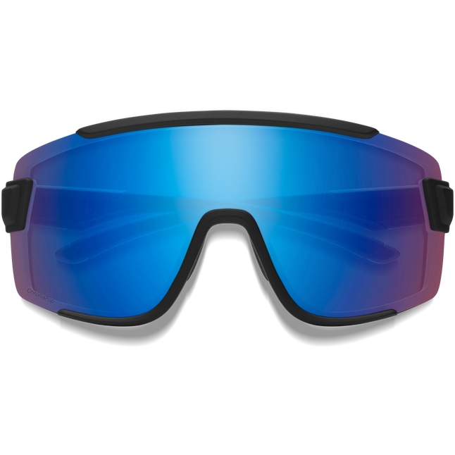 Smith Wildcat ChromaPop Glasses - Matte Black - Low Light Rose Blue Mirror | Clear